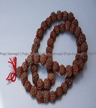 [ps-rud-mak-54bead] ps-Makhmal Rudraksha  Mala (मखमल रुद्राक्ष माला) 54 Bead